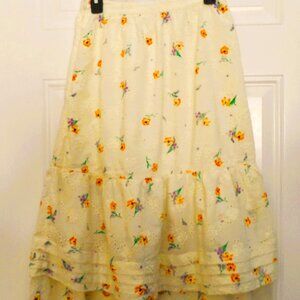 urban outfitters - woman maxi skirt, 100% cotton , size S,
